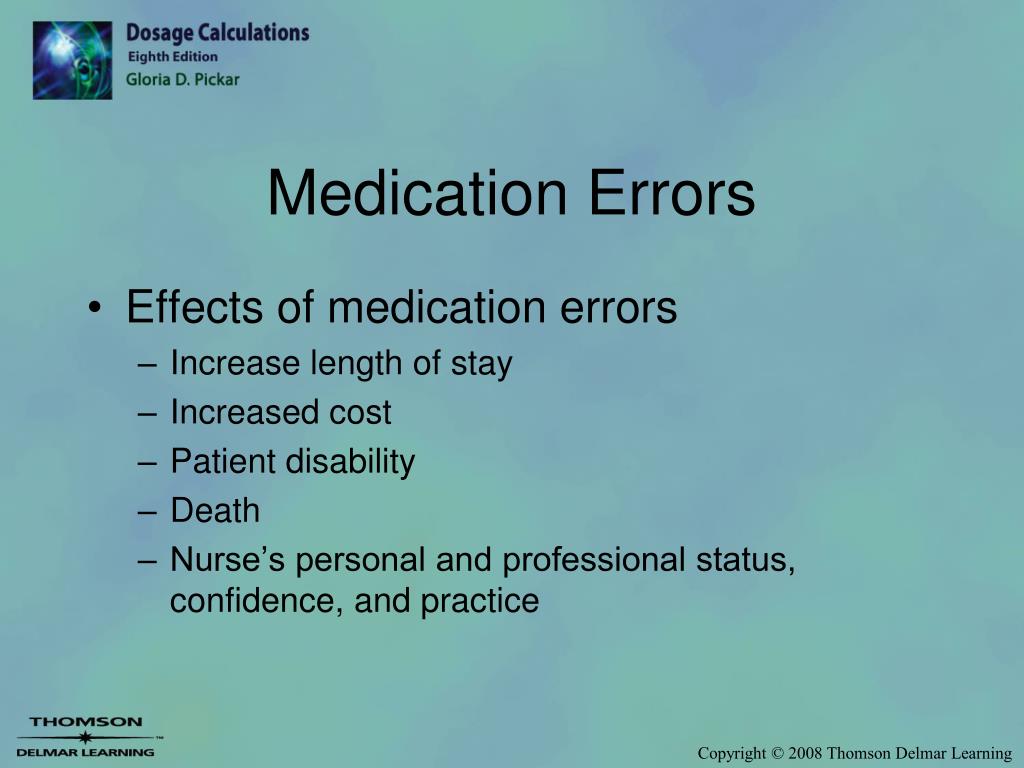 PPT The Practical Nurses Role in Preventing Medication Errors