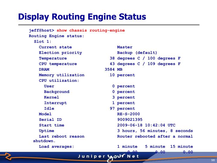PPT Configuring Juniper Networks Routers PowerPoint Presentation ID
