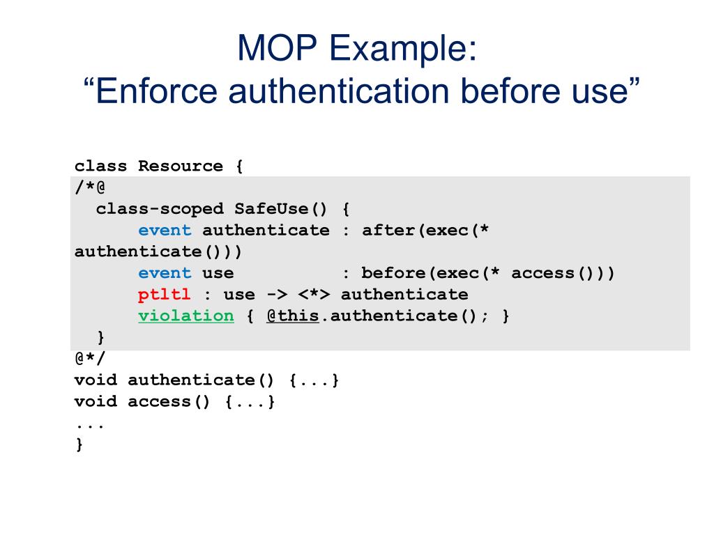 PPT Monitoring IVHM Systems using a MonitorOriented Programming