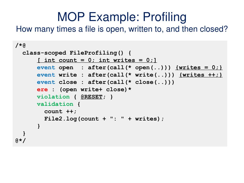 PPT Monitoring IVHM Systems using a MonitorOriented Programming