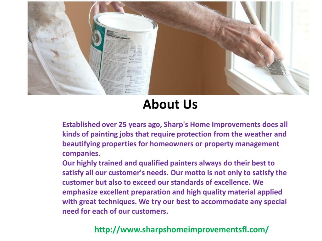 PPT House Interior Painter, Exterior Painter Jacksonville FL