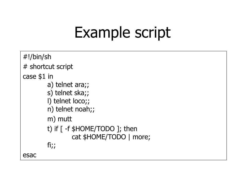 PPT !/bin/sh PowerPoint Presentation, free download ID6629092