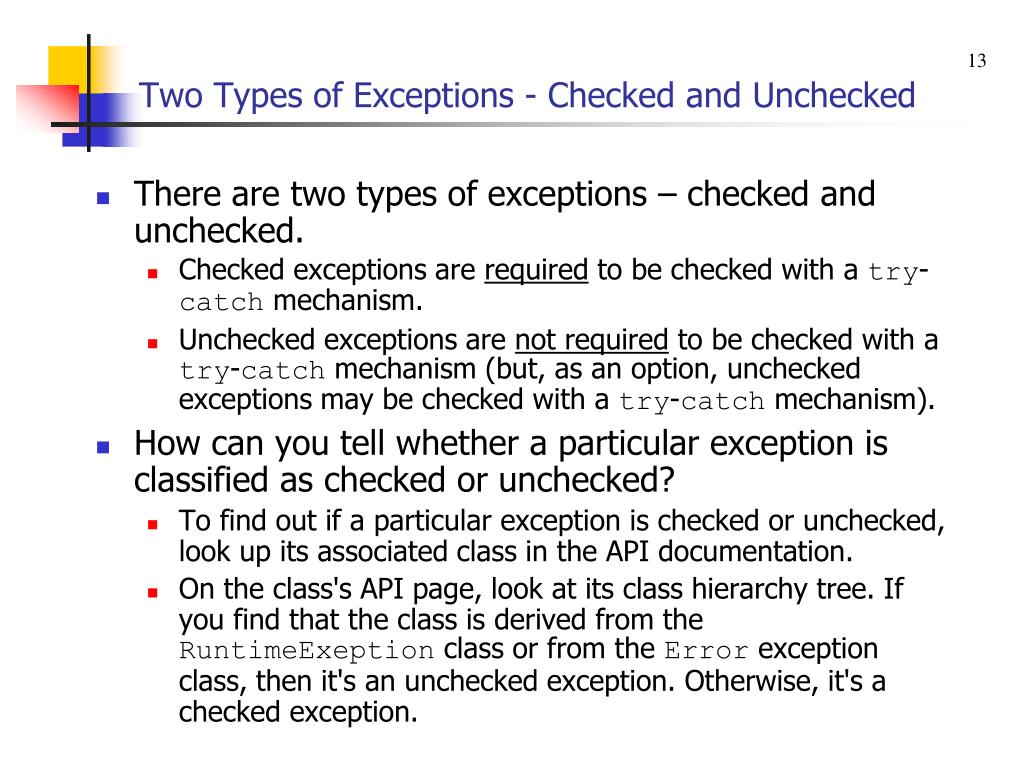 PPT Chapter 15 Exception Handling PowerPoint Presentation, free
