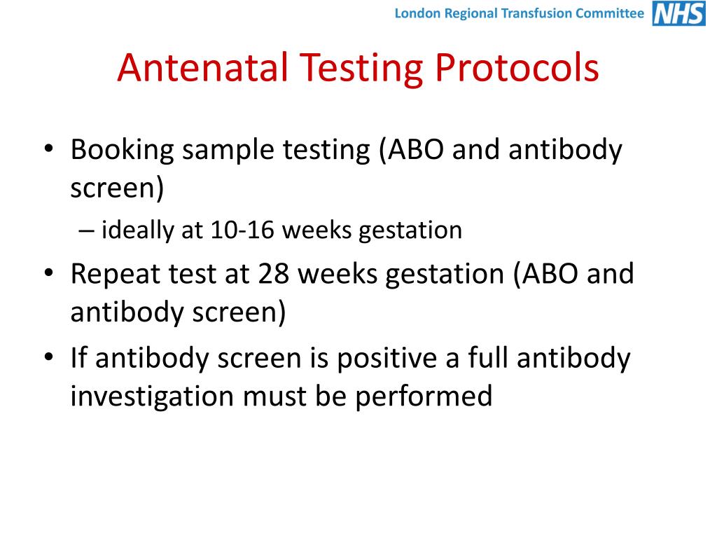 PPT Blood Grouping and Antibody Testing in Pregnancy PowerPoint Presentation ID6632102