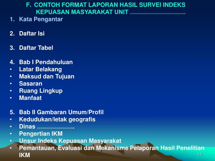 PPT PENYUSUNAN INDEKS KEPUASAN MASYARAKAT (IKM) KEP/25/M