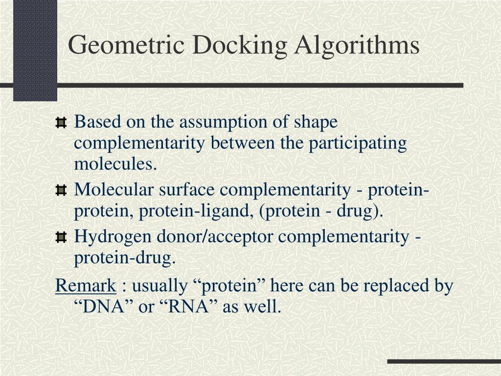 PPT Proteinprotein and Proteinligand Docking PowerPoint