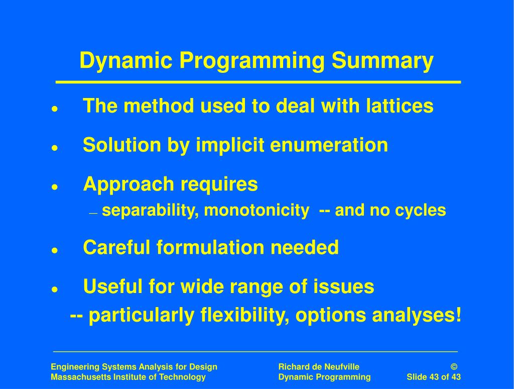 PPT Dynamic Programming PowerPoint Presentation, free download ID6637484