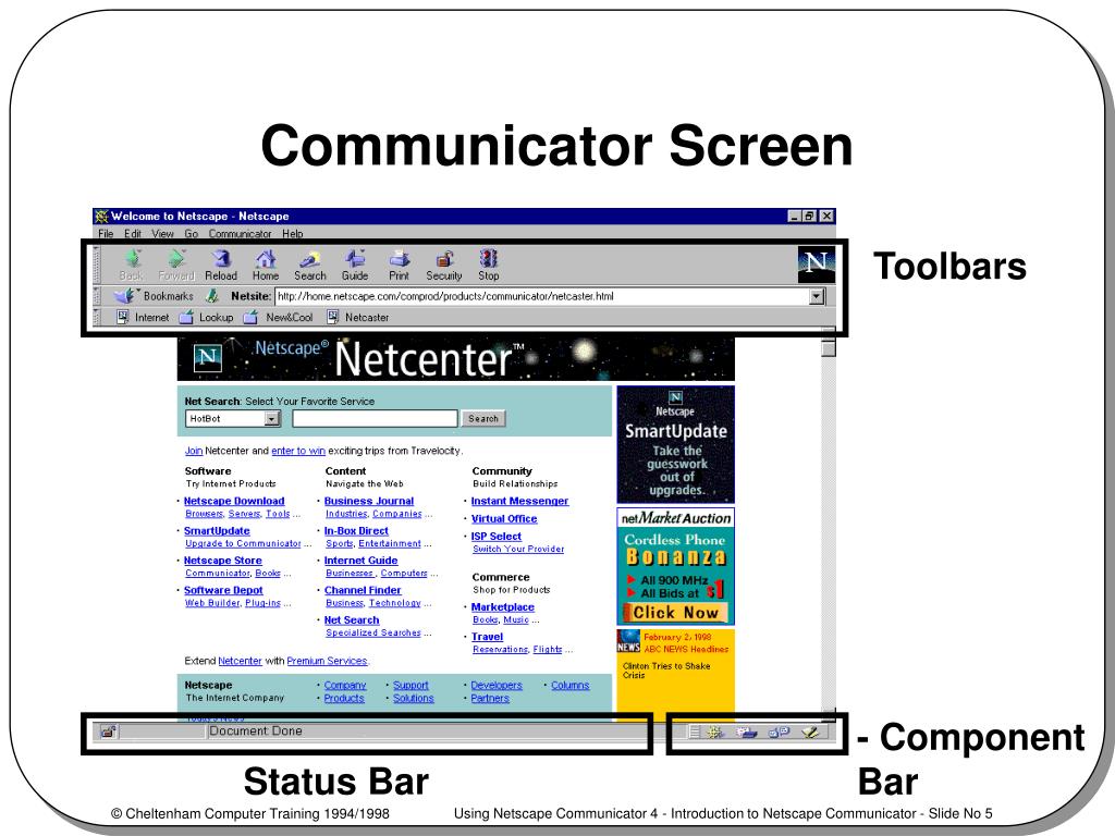 PPT Introduction to Netscape Communicator PowerPoint Presentation