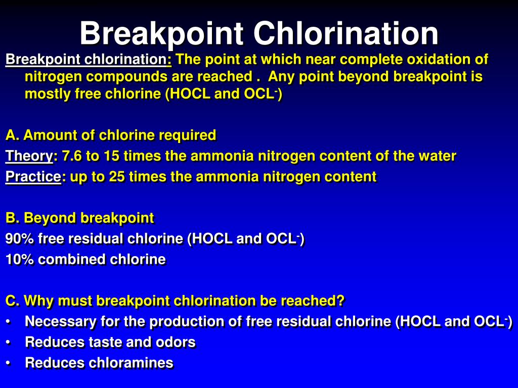 PPT Chlorine Demand PowerPoint Presentation, free download ID6640023