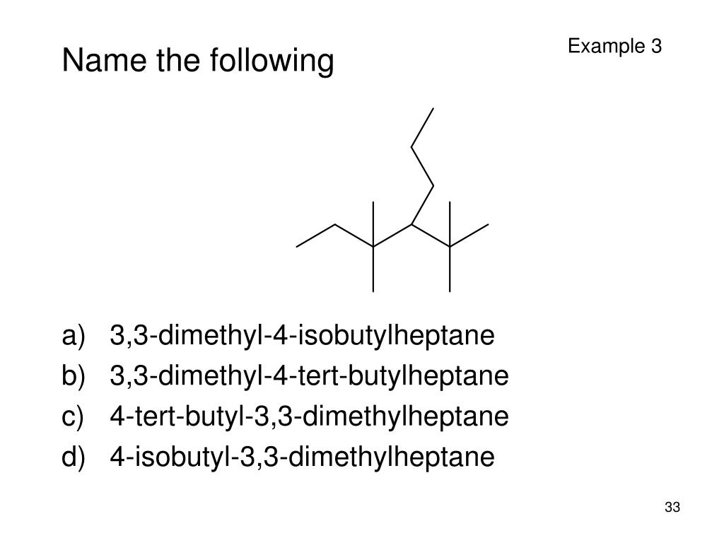 PPT CH 3 Organic Compounds Alkanes and Their Stereochemistry
