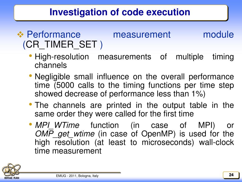 PPT MELCOR 2.1 Code performance improvement PowerPoint Presentation
