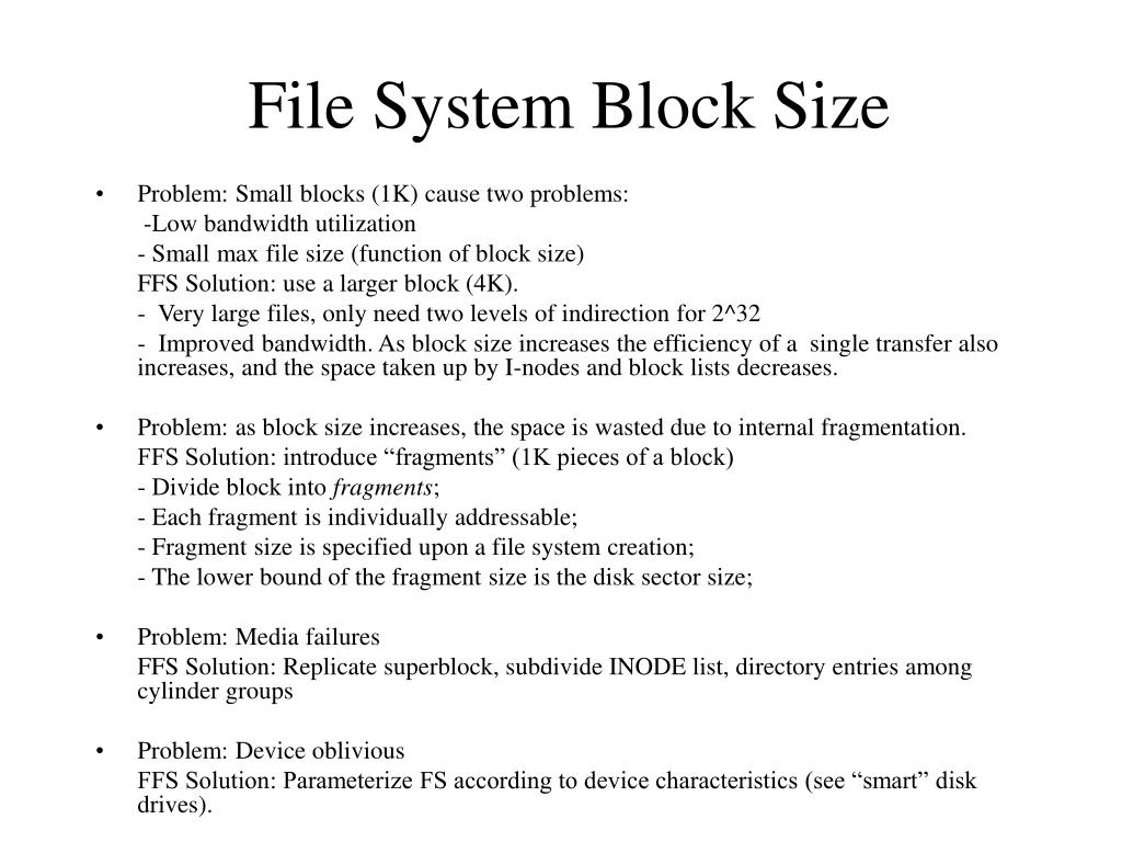 PPT Advanced UNIX File Systems PowerPoint Presentation, free download
