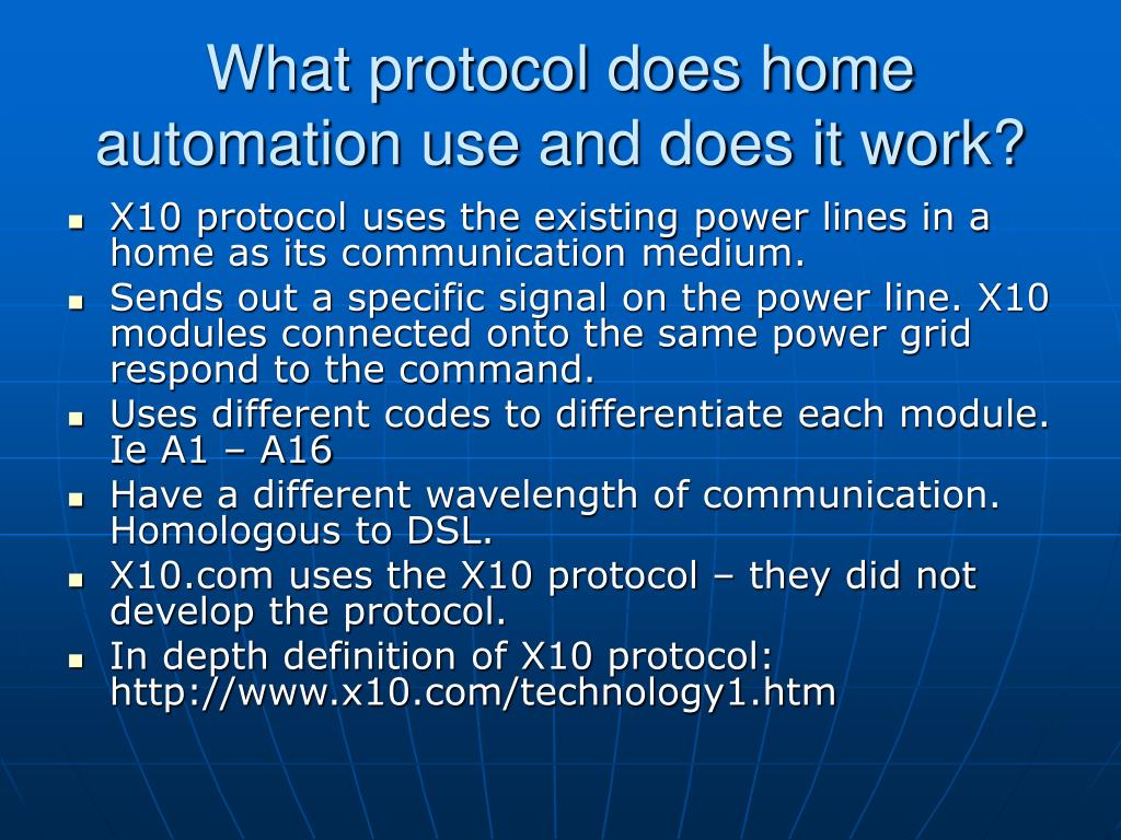 PPT Home Automation / Networking PowerPoint Presentation, free