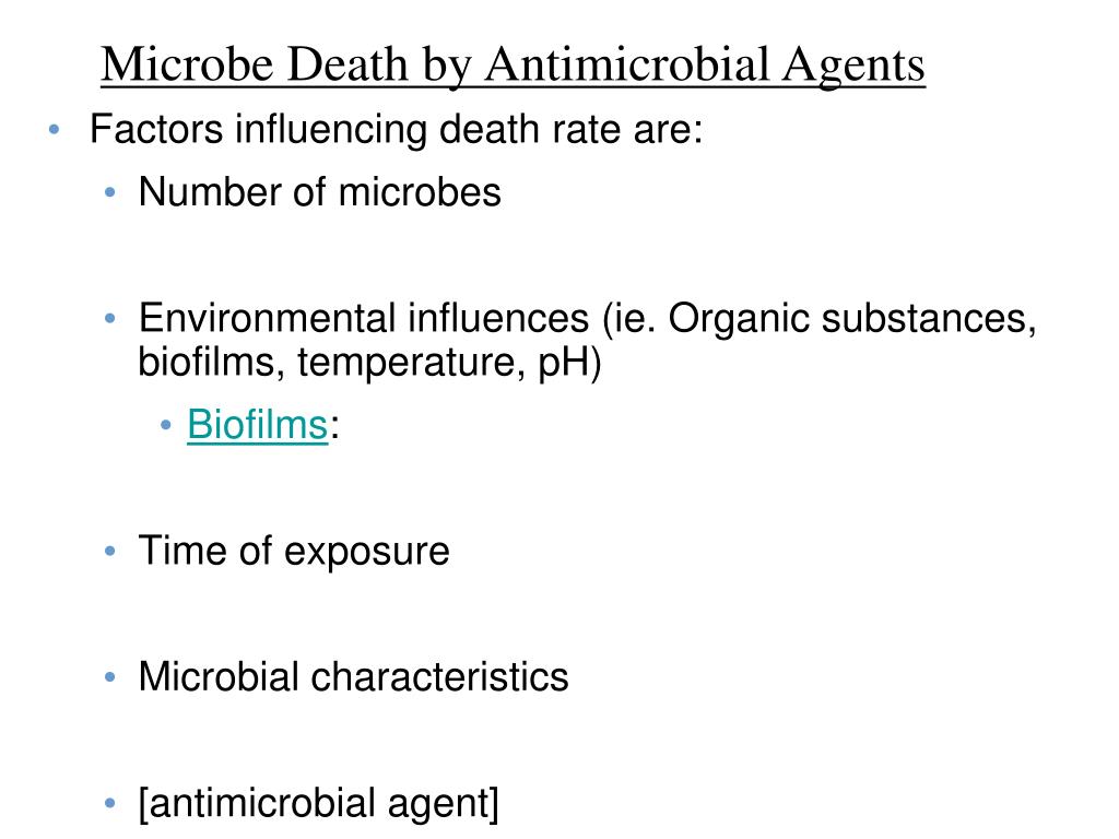 PPT Chapter 7 The Control of Microbial Growth PowerPoint Presentation