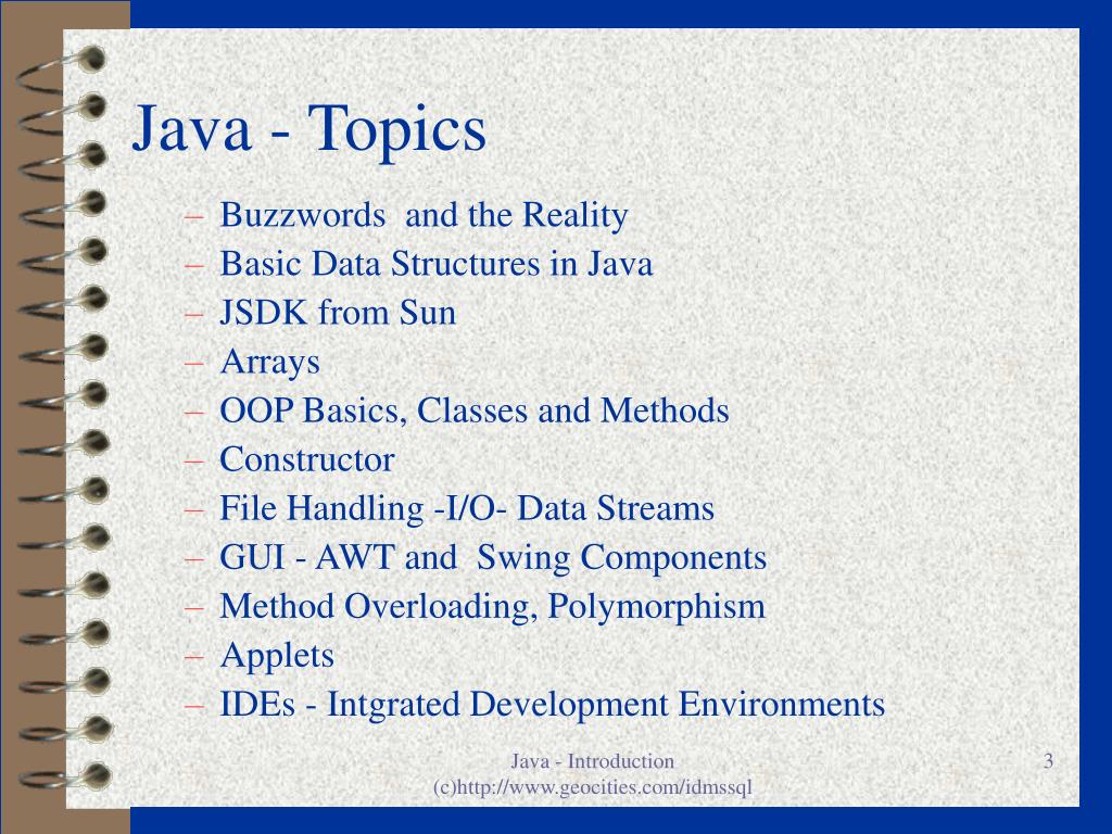 PPT A Programmer's Introduction to Java PowerPoint Presentation, free