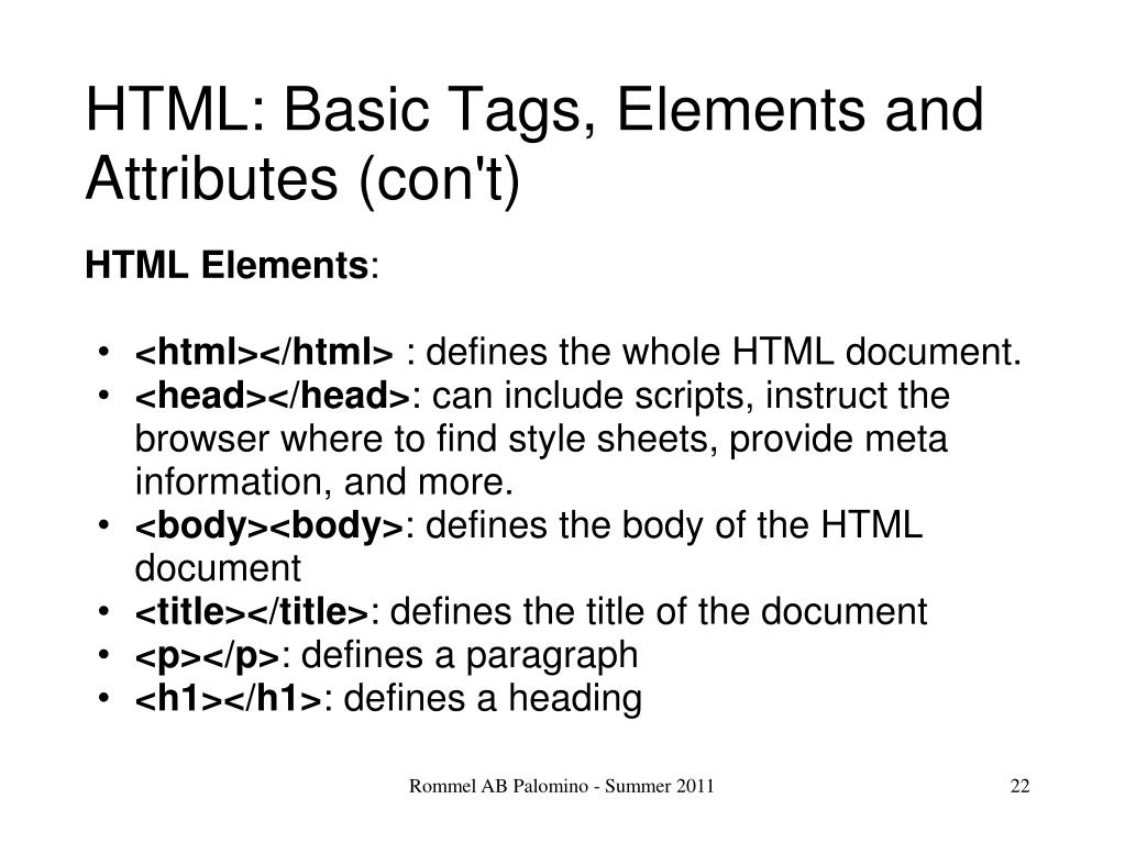 PPT INTRODUCTION TO WEB DEVELOPMENT AND HTML PowerPoint Presentation