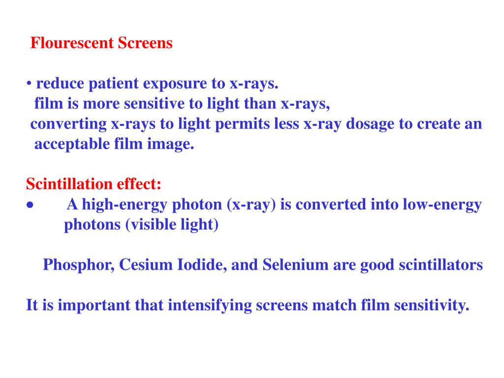 PPT 5 Films and Luminescent Screens PowerPoint Presentation, free