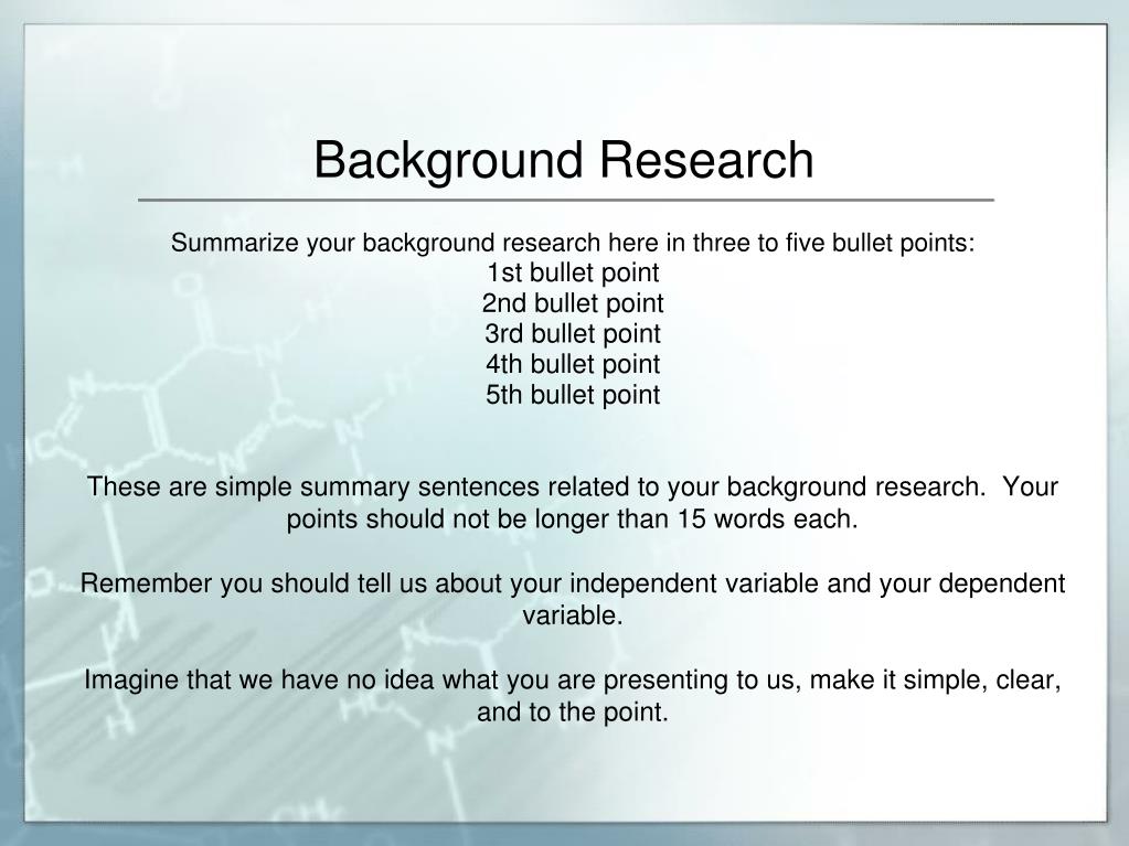 PPT - Science Fair Project PowerPoint Presentation, free download - ID