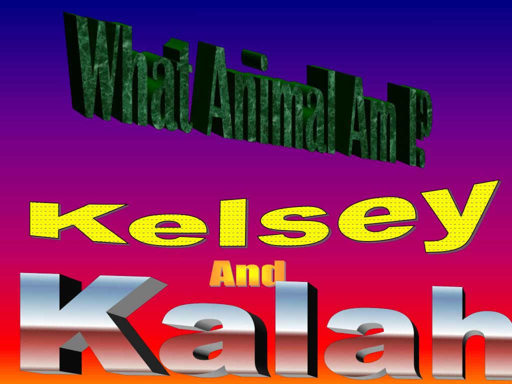 PPT What Animal Am I? PowerPoint Presentation, free download ID6649403