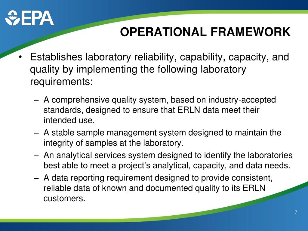 PPT ERLN OPERATIONAL FRAMEWORK PowerPoint Presentation, free download