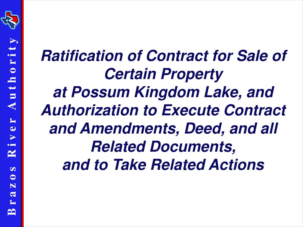 PPT 11b Contract Ratification PowerPoint Presentation, free download