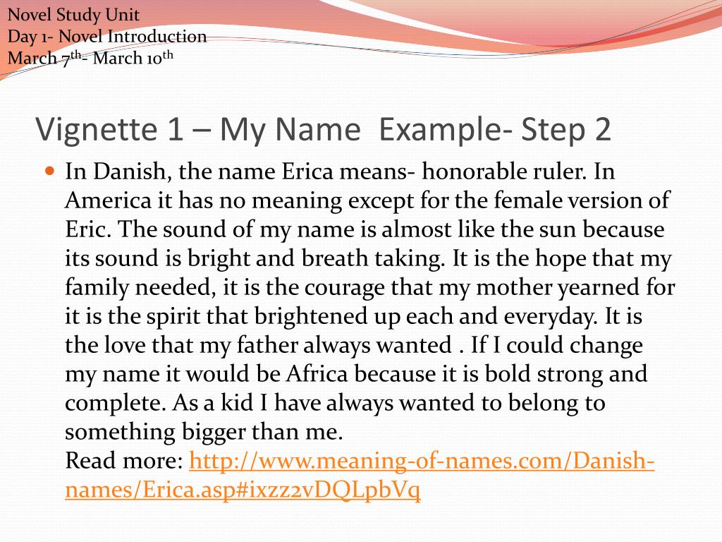 PPT The House On Mango Street Novel Study Class Project The Story