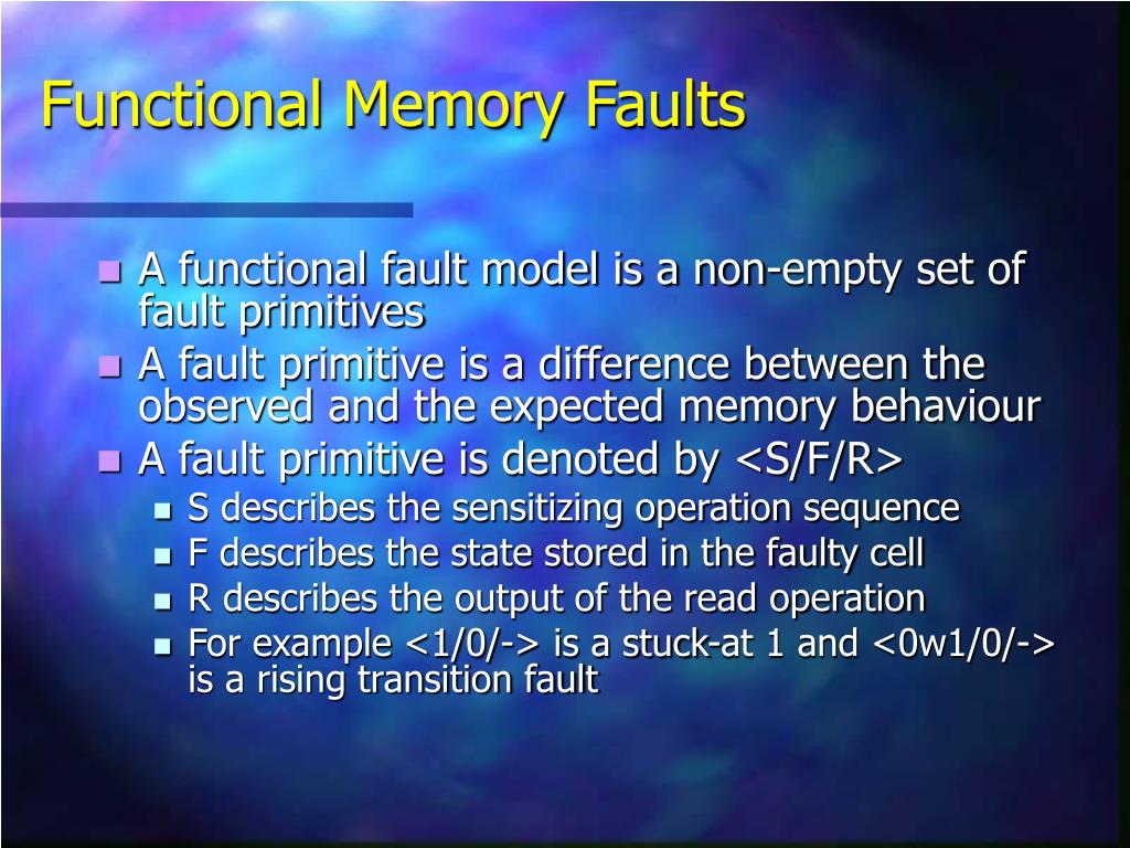 PPT FUNCTIONAL RAM TESTING PowerPoint Presentation, free download