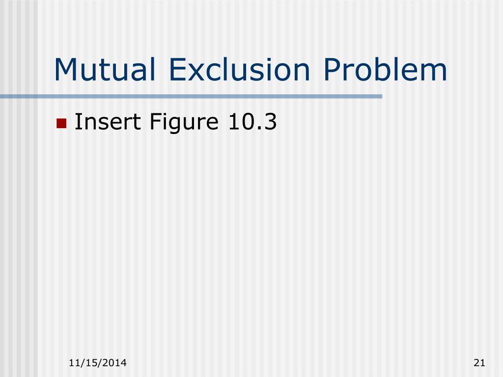 PPT Chapter 10 Mutual Exclusion PowerPoint Presentation, free