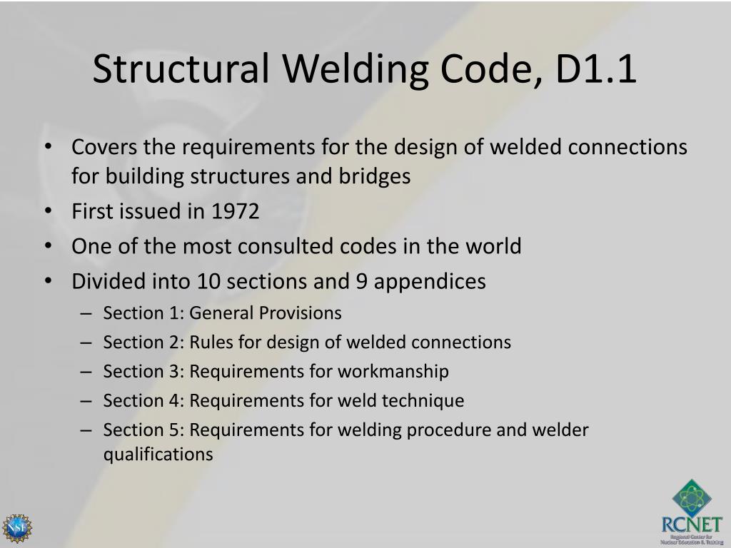PPT NE 127 Codes, Standards, and Regulations PowerPoint