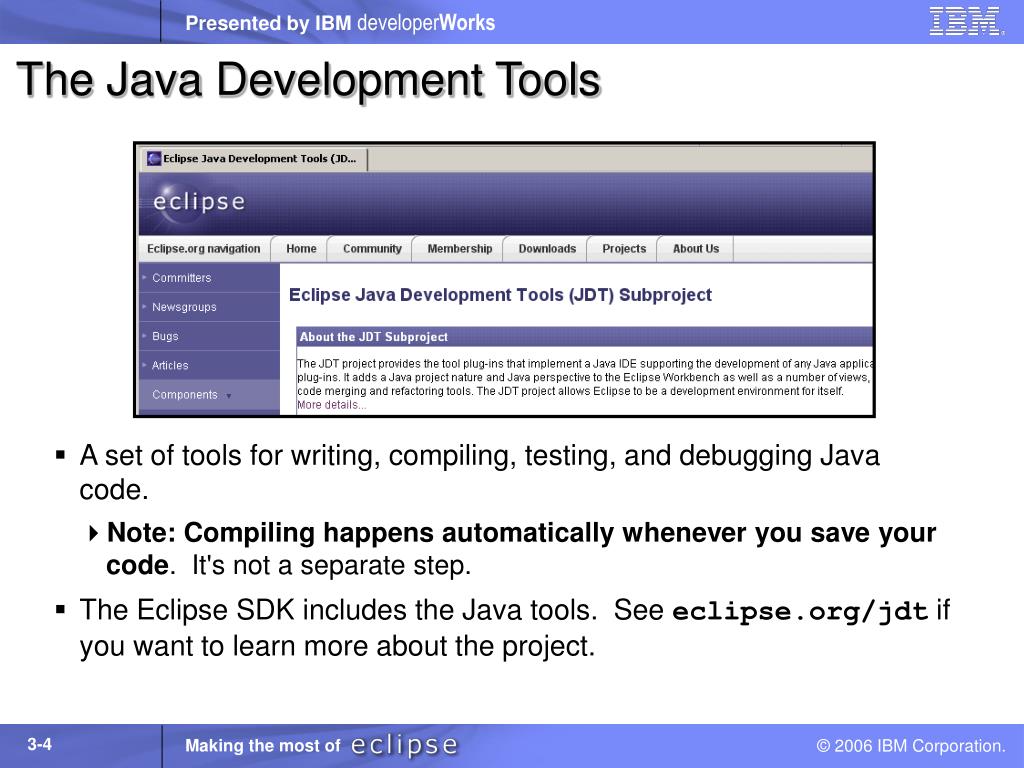 PPT The Java Development Tools project PowerPoint Presentation, free