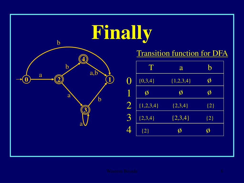 PPT DFA vs NFA PowerPoint Presentation, free download ID6658722