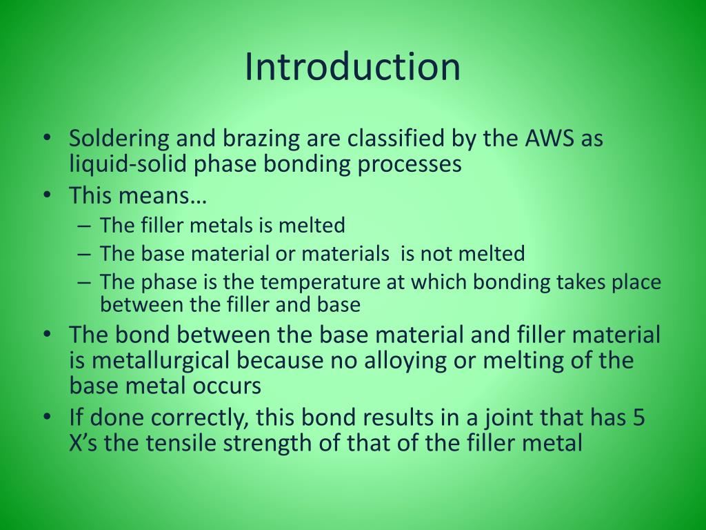 PPT Soldering, Brazing and Braze Welding PowerPoint Presentation
