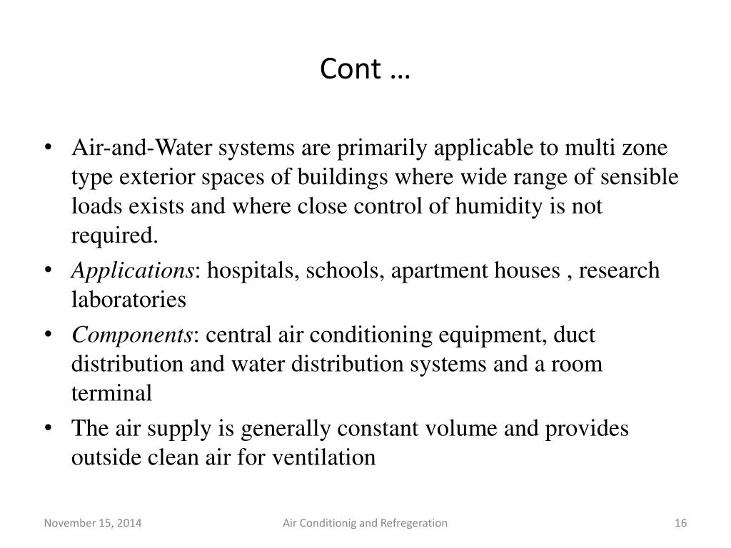 PPT AIR CONDITIONING SYSTEMS PowerPoint Presentation, free download