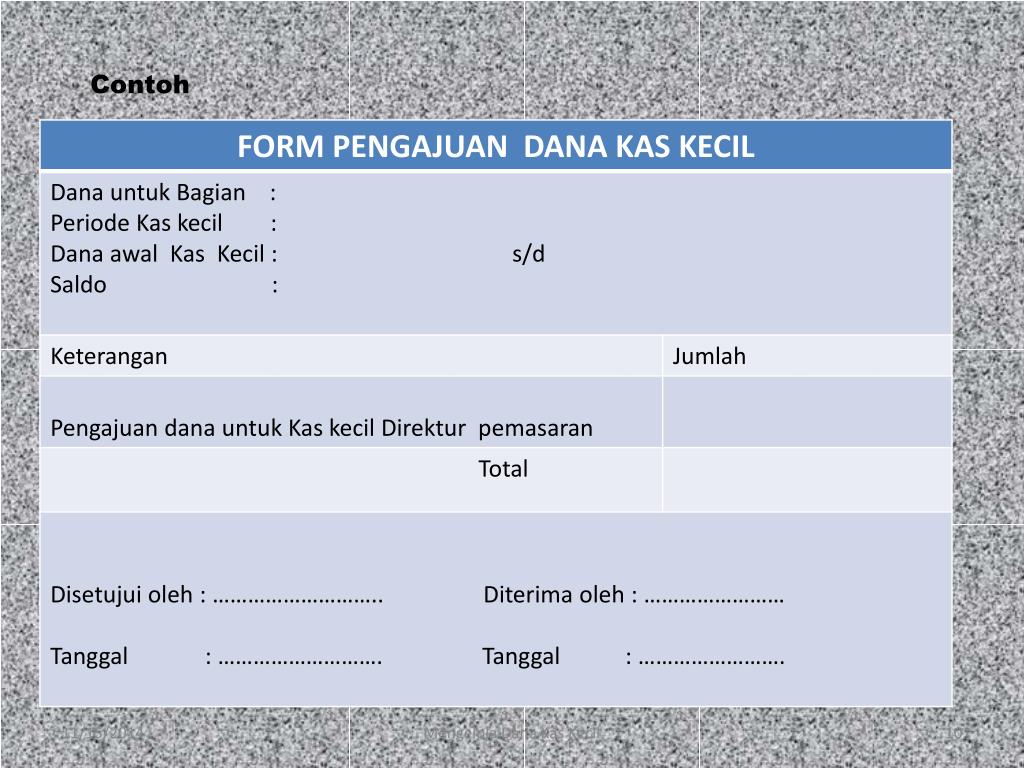 25 Modul Mengelola Dana Kas Kecil Pdf Info Dana Tunai