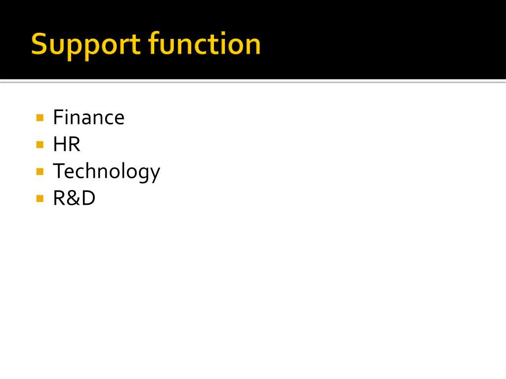 PPT ROLE OF SUPPORT FUNCTIONS OF AN ENTREPRENEUR PowerPoint
