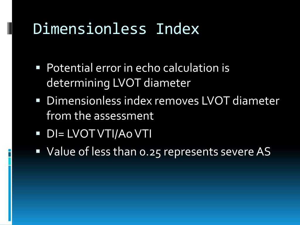 PPT Aortic stenosis when echo and cath (or even echo and echo) don