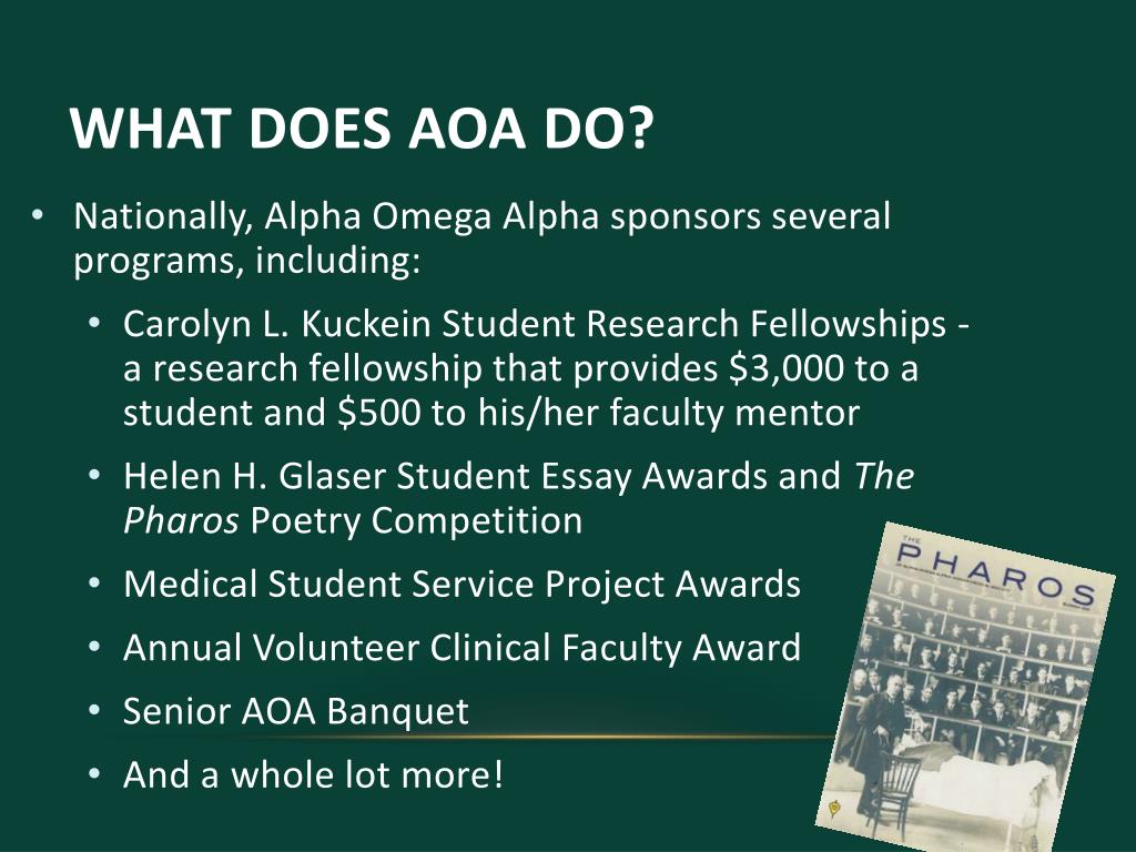 PPT UTHOUSTON DELTA CHAPTER Alpha Omega Alpha Medical Honor Society