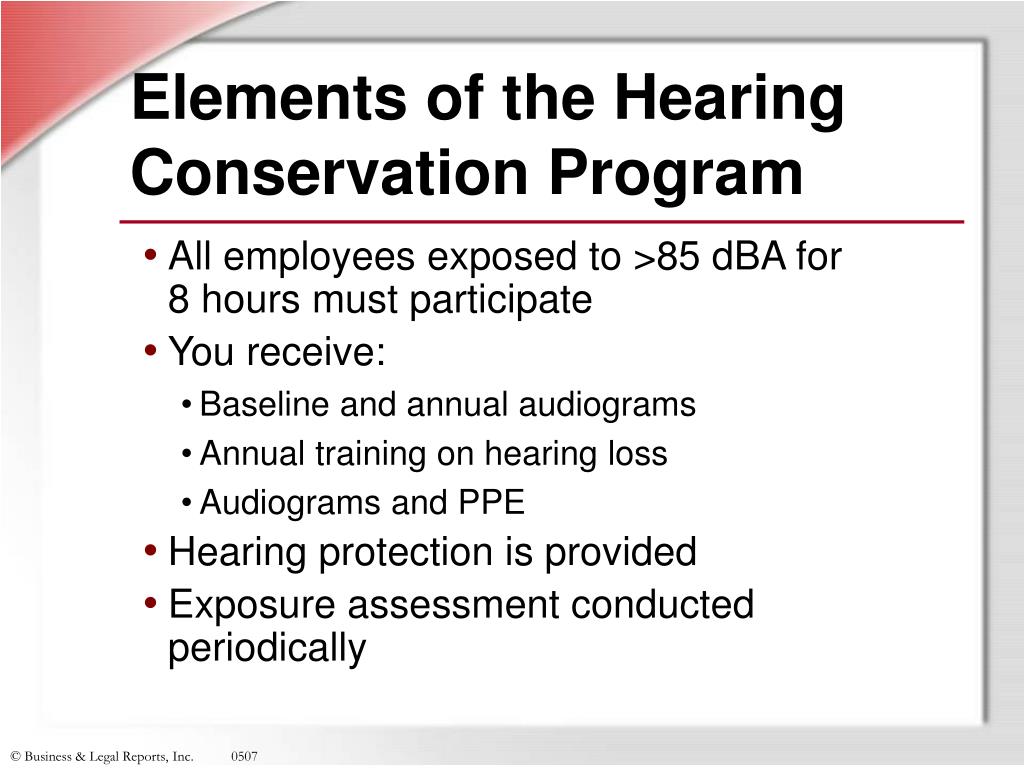 PPT Noise and Hearing Conservation PowerPoint Presentation, free