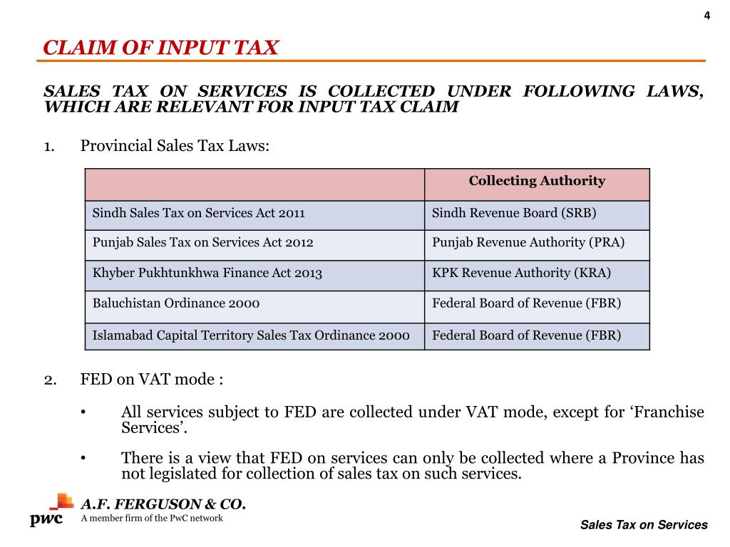 PPT SALES TAX ON SERVICES PowerPoint Presentation, free download ID
