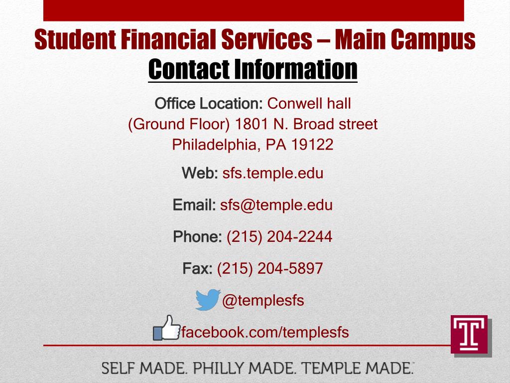 PPT The Office of Student Financial Services PowerPoint Presentation