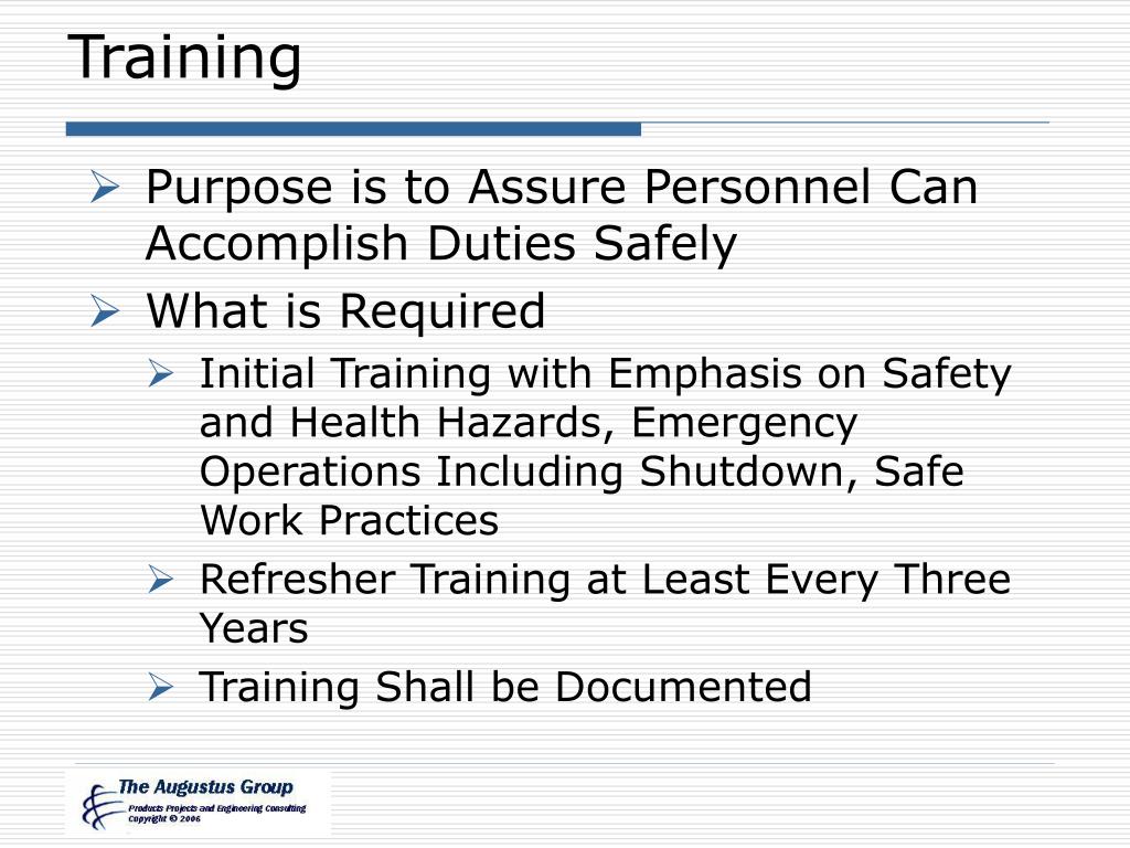 PPT Elements of Process Safety Management PowerPoint Presentation