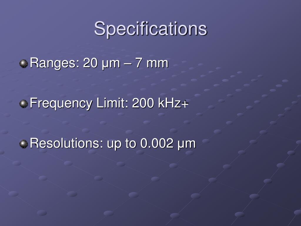 PPT LaserBased Displacement Transducers PowerPoint Presentation