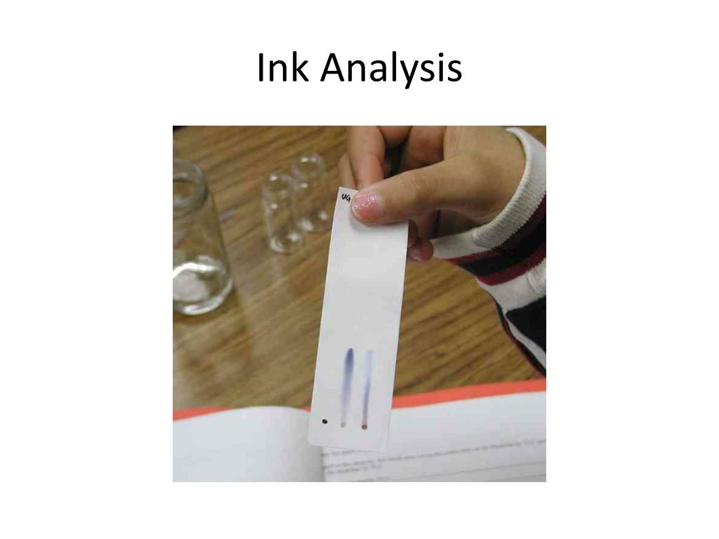 PPT Ink Analysis PowerPoint Presentation, free download ID6671937