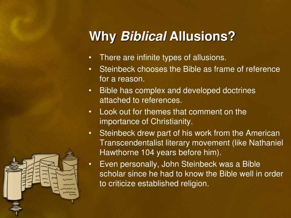 PPT Biblical Allusions PowerPoint Presentation, free download ID