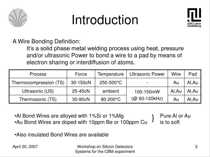 PPT Wirebonding interconnections PowerPoint Presentation ID6673273