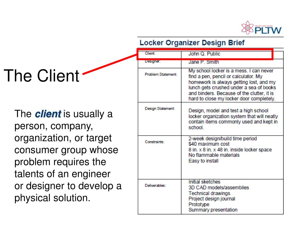 What Is A Design Brief Pltw Rectangle Circle