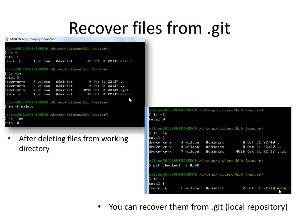 PPT Git Basics PowerPoint Presentation ID6673554
