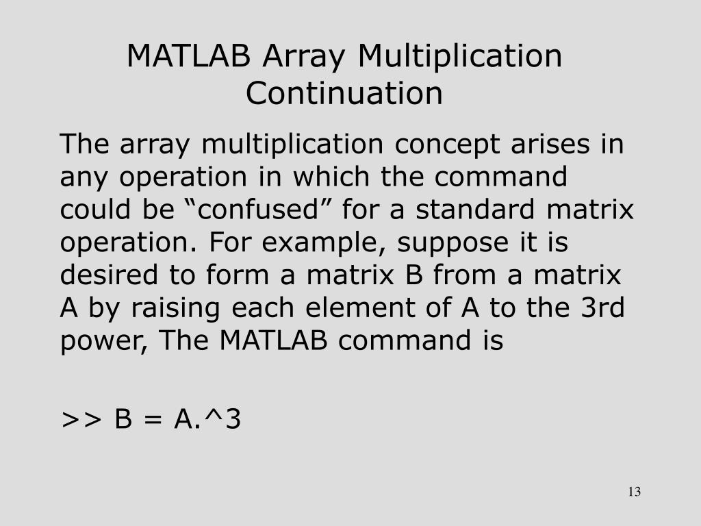 PPT Chapter 3 Matrix Algebra with MATLAB PowerPoint Presentation