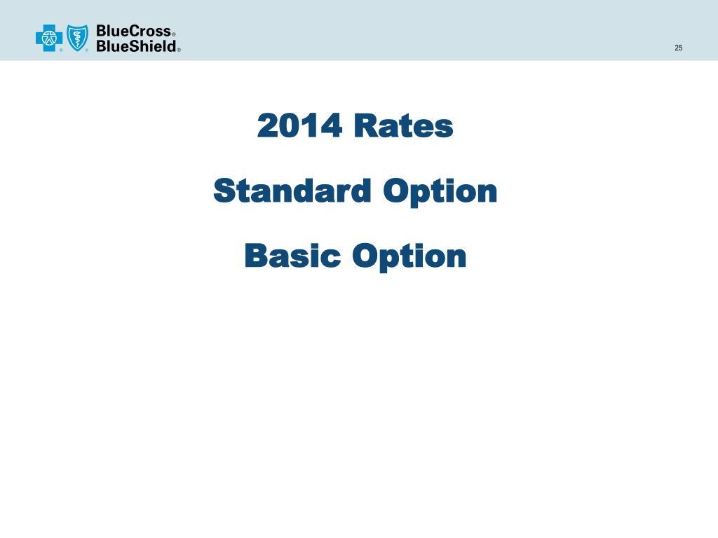 PPT 2014 Benefit Changes BlueCross and BlueShield Service Benefit Plan PowerPoint Presentation
