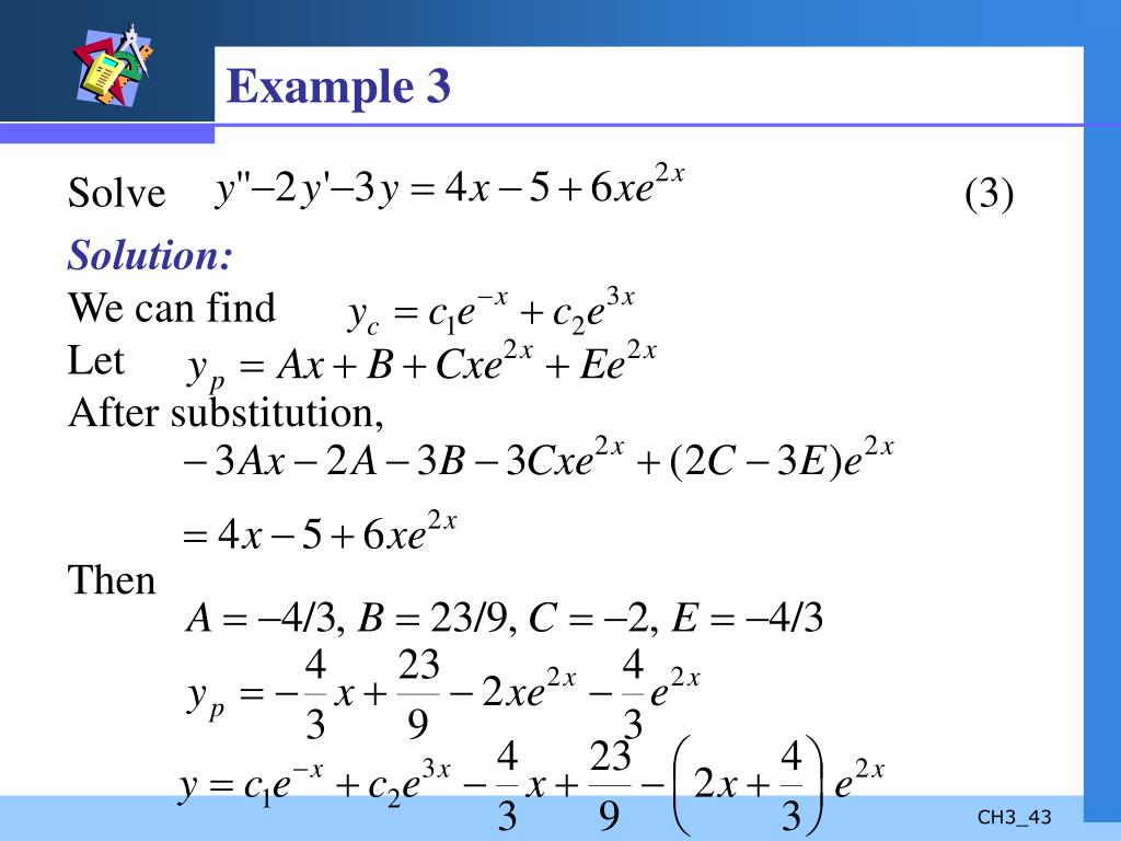 PPT HigherOrder Differential Equations PowerPoint Presentation, free